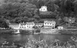 The Garth Cottage Hotel And River c.1965, Symonds Yat