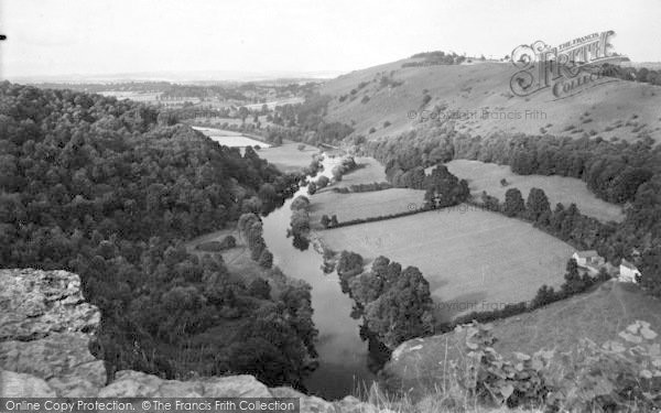 Photo of Symonds Yat, The River Wye From Yat Rock c.1955