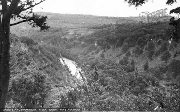 Photo of Symonds Yat, Through The Trees Near Yat Rock c.1955