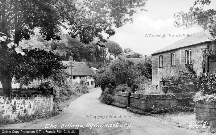 Photo of Symondsbury, The Village c.1955