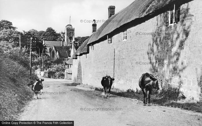 Photo of Symondsbury, Village c.1950