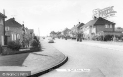 St Paul's Drive c.1965, Syston