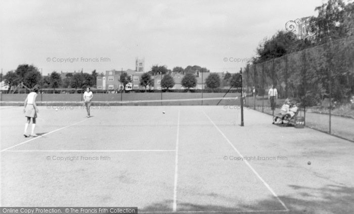 Photo of Syston, Tennis Courts, The Park c.1960