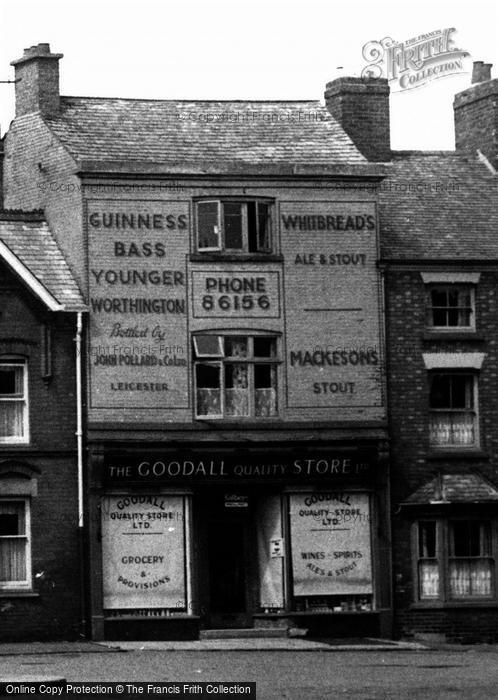 Photo of Syston, The Goodall Store c.1960