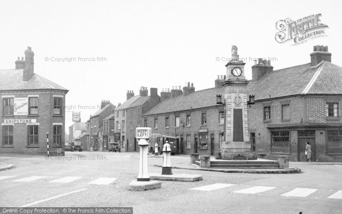 Photo of Syston, The Memorial c.1955