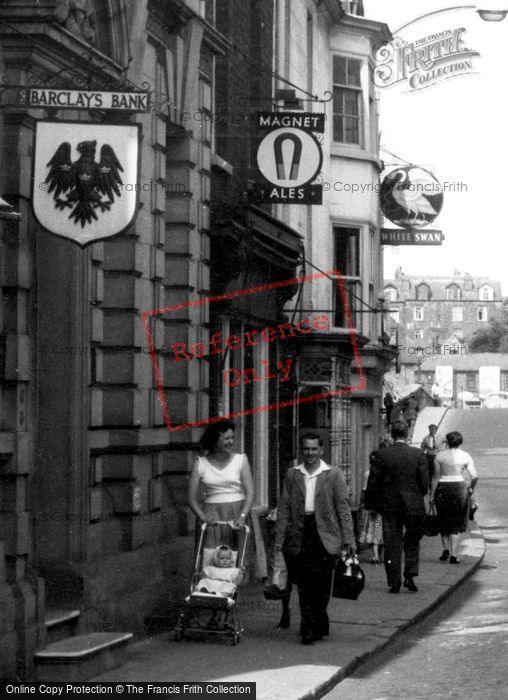 Photo of Tadcaster, People On Bridge Street c.1960