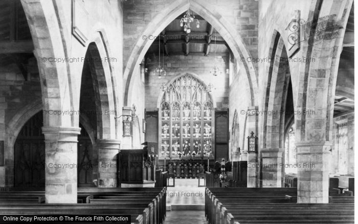 Photo of Tadcaster, St Mary's Church Interior 1906