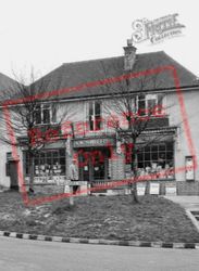 A. W. Niblett's Shop, Shelvers Hill c.1955, Tadworth