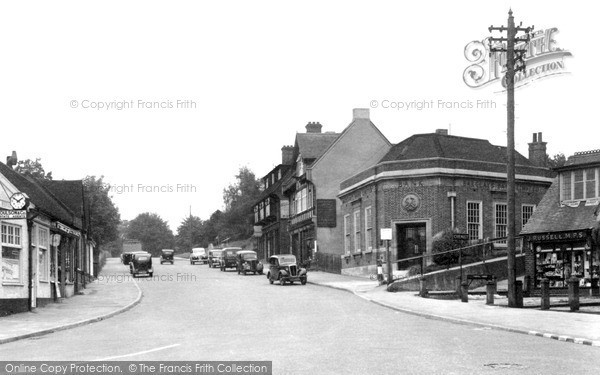 Photo of Tadworth, Station Approach c.1955