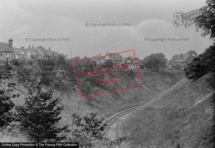 Photo of Tadworth, The Railway 1924