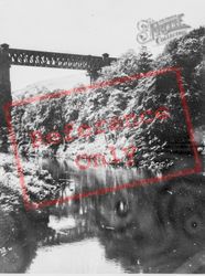 Viaduct And River c.1955, Taffs Well