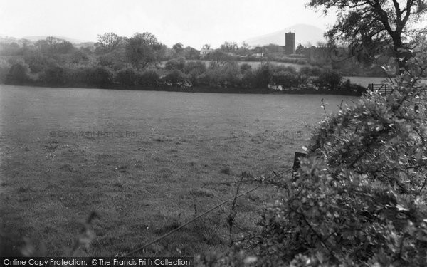 Photo Of Talgarth, Church And Mynydd Troed 1936