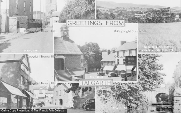 Photo of Talgarth, Composite c.1955
