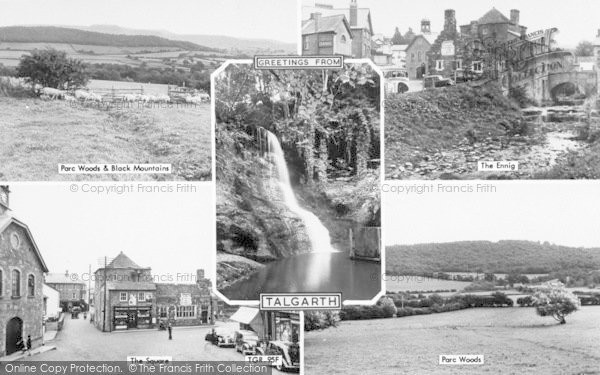 Photo of Talgarth, Composite c.1955