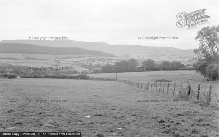 Photo of Talgarth, Park Wood And Black Mountains 1955