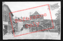 The Market Square c.1935, Talgarth