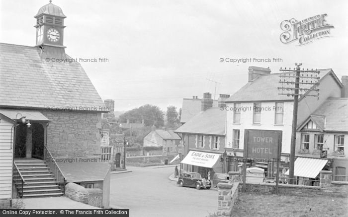 Photo of Talgarth, The Square 1955