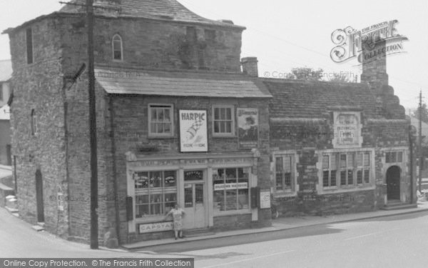 Photo of Talgarth, The Square, Tower Shop And Bank 1960