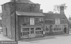 The Square, Tower Shop And Bank 1960, Talgarth