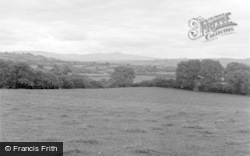 View Of Brecon Beacons 1955, Talgarth