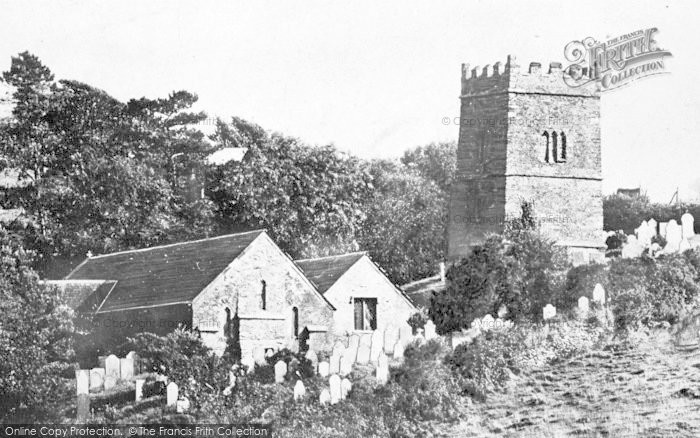 Photo of Talland, St Tallan Church 1888