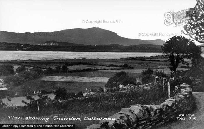 Photo of Talsarnau, View Showing Snowdon c.1950