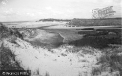 Talybont, Across The Sand Dunes c.1950, Tal-Y-Bont