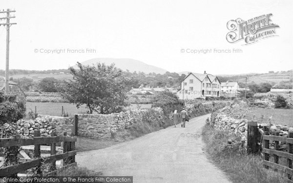 Photo of Talybont, Beach Road And Moelfre c.1955
