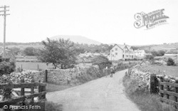 Talybont, Beach Road And Moelfre c.1955, Tal-Y-Bont