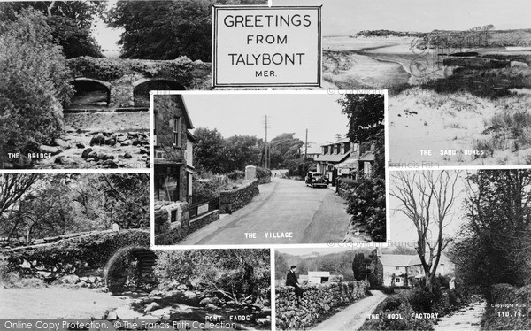Photo of Talybont, Composite c.1955