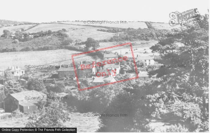 Photo of Talybont, Hillside View c.1955
