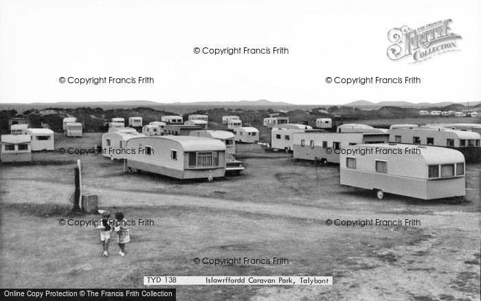 Photo of Talybont, Islawrffordd Caravan Park c.1965