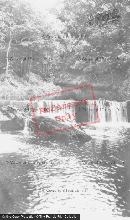 Photo of Talybont, Lerry Mill Falls c.1955