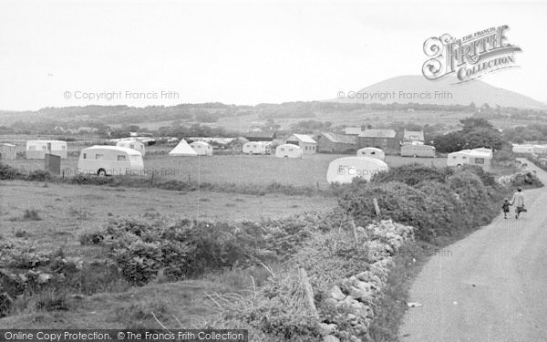 Photo of Talybont, Moelfre From Beach Road c.1955