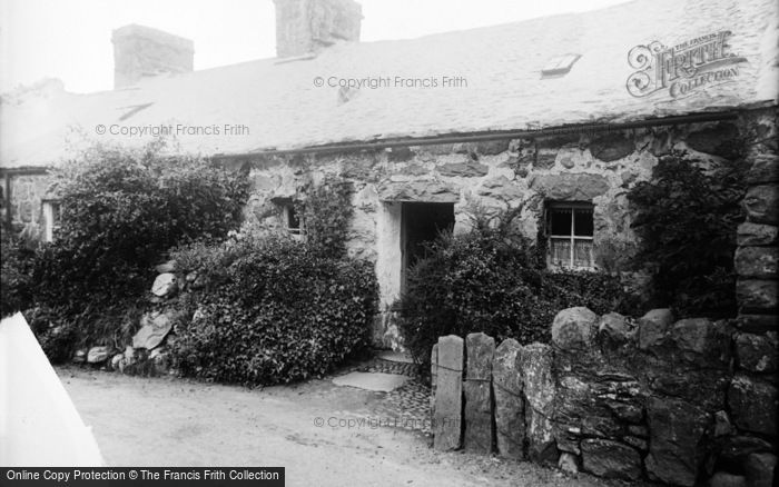 Photo of Talybont, Pretty Old Cottages c.1933