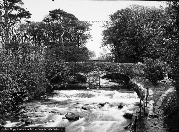 Photo of Talybont, River And Bridge c.1935