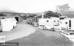 Talybont, Sarn Faen Caravan Site c.1965, Tal-Y-Bont
