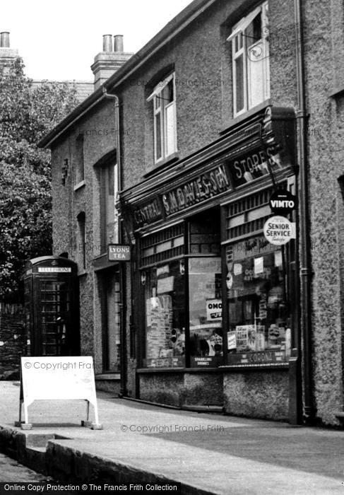 Photo of Talybont, The Central Stores (S. M. Davies And Son) c.1960