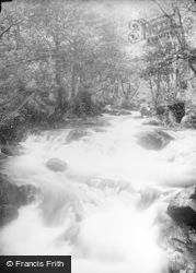 Talybont, The River c.1933, Tal-Y-Bont
