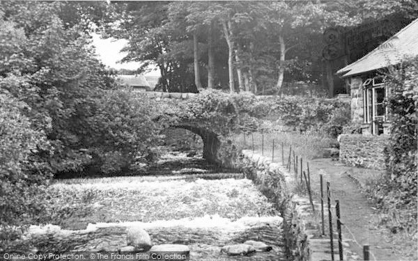 Photo of Talybont, The River c.1955