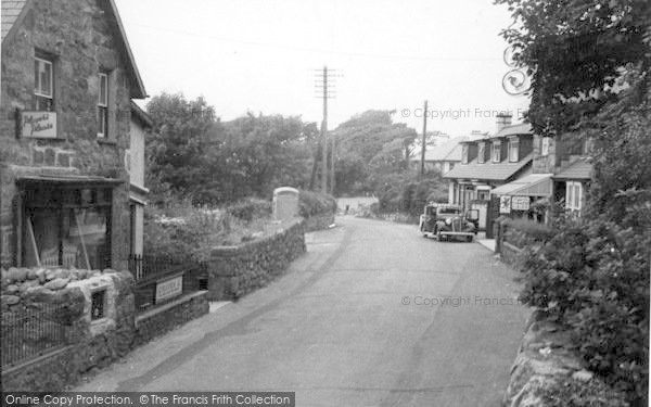 Photo of Talybont, The Village c.1955