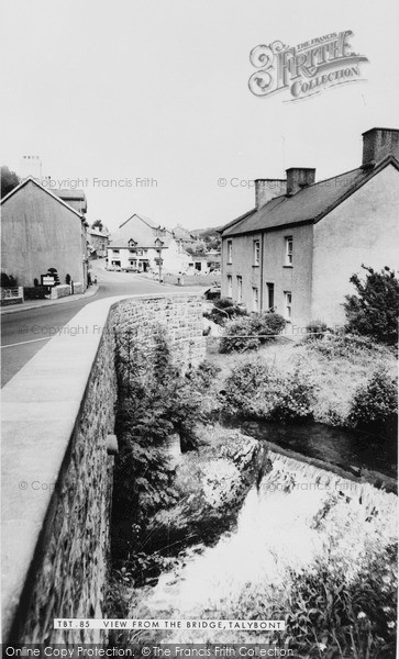 Photo of Talybont, View From The Bridge c.1965