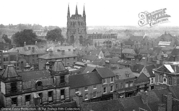 Photo of Tamworth, From The Castle 1949