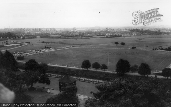 Photo of Tamworth, View From The Castle c.1955