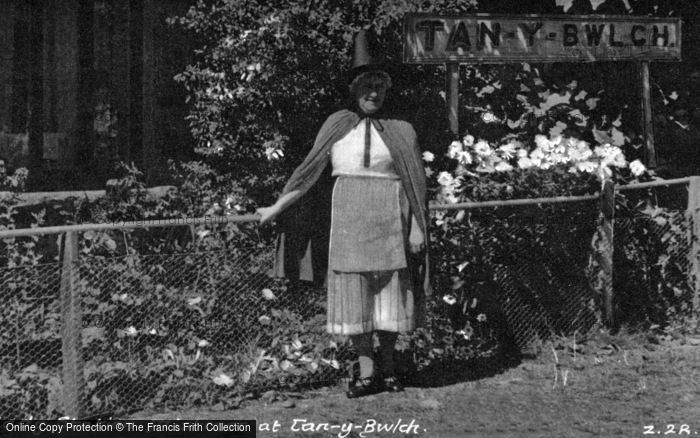 Photo of Tan Y Bwlch, Lady Station Mistress c.1950