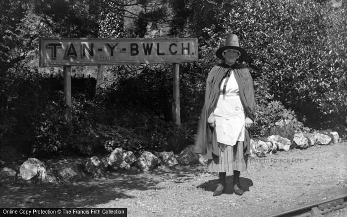 Photo of Tan Y Bwlch, The Station Mistress, Ffestiniog Railway c.1939