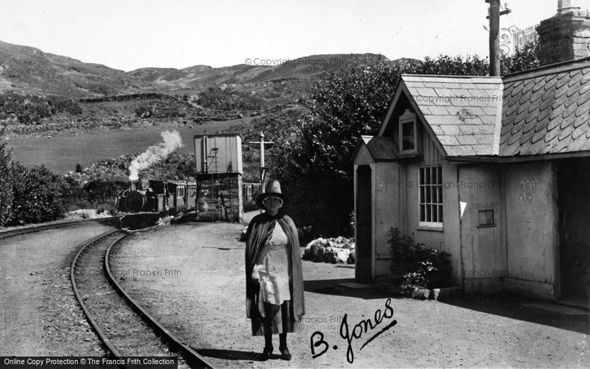 Tan-y-Bwlch, the Station Mistress, Ffestiniog Railway c1955