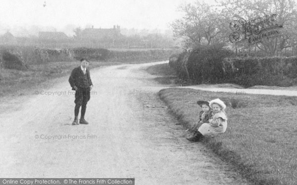 Photo of Tandridge, Children At The Cage 1906
