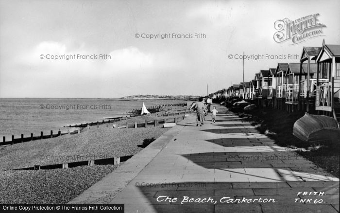 Photo of Tankerton, The Beach c.1955