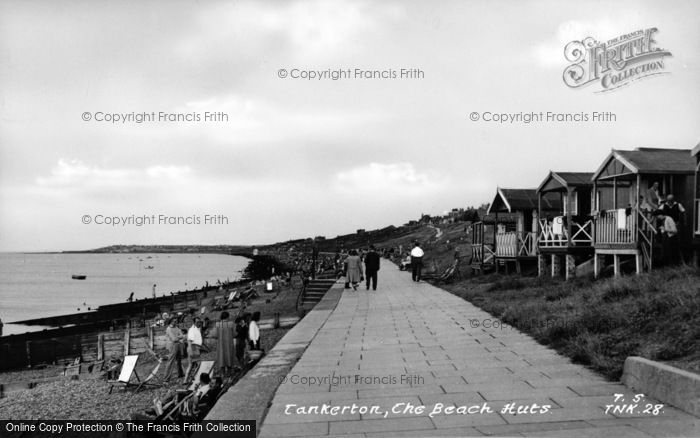 Photo of Tankerton, The Beach Huts c.1955